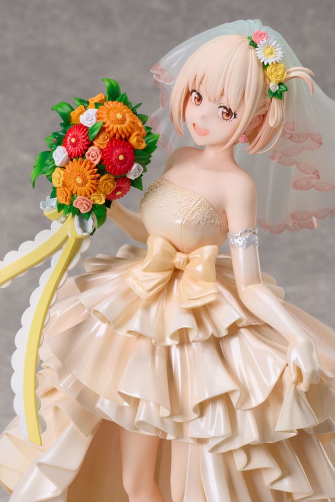 Lycoris Recoil PVC Statue 1/7 Chisato Nishikigi Wedding dress Ver. 26 cm - Image 4