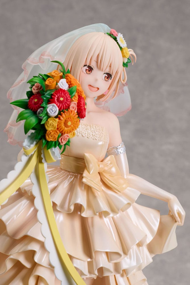 Lycoris Recoil PVC Statue 1/7 Chisato Nishikigi Wedding dress Ver. 26 cm - Image 5