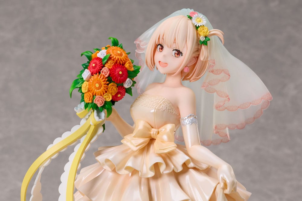 Lycoris Recoil PVC Statue 1/7 Chisato Nishikigi Wedding dress Ver. 26 cm - Image 6