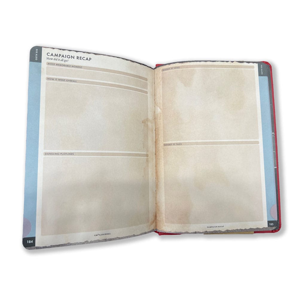 Notebook A5 Gamemaster's Journal Orange Portal - Image 2