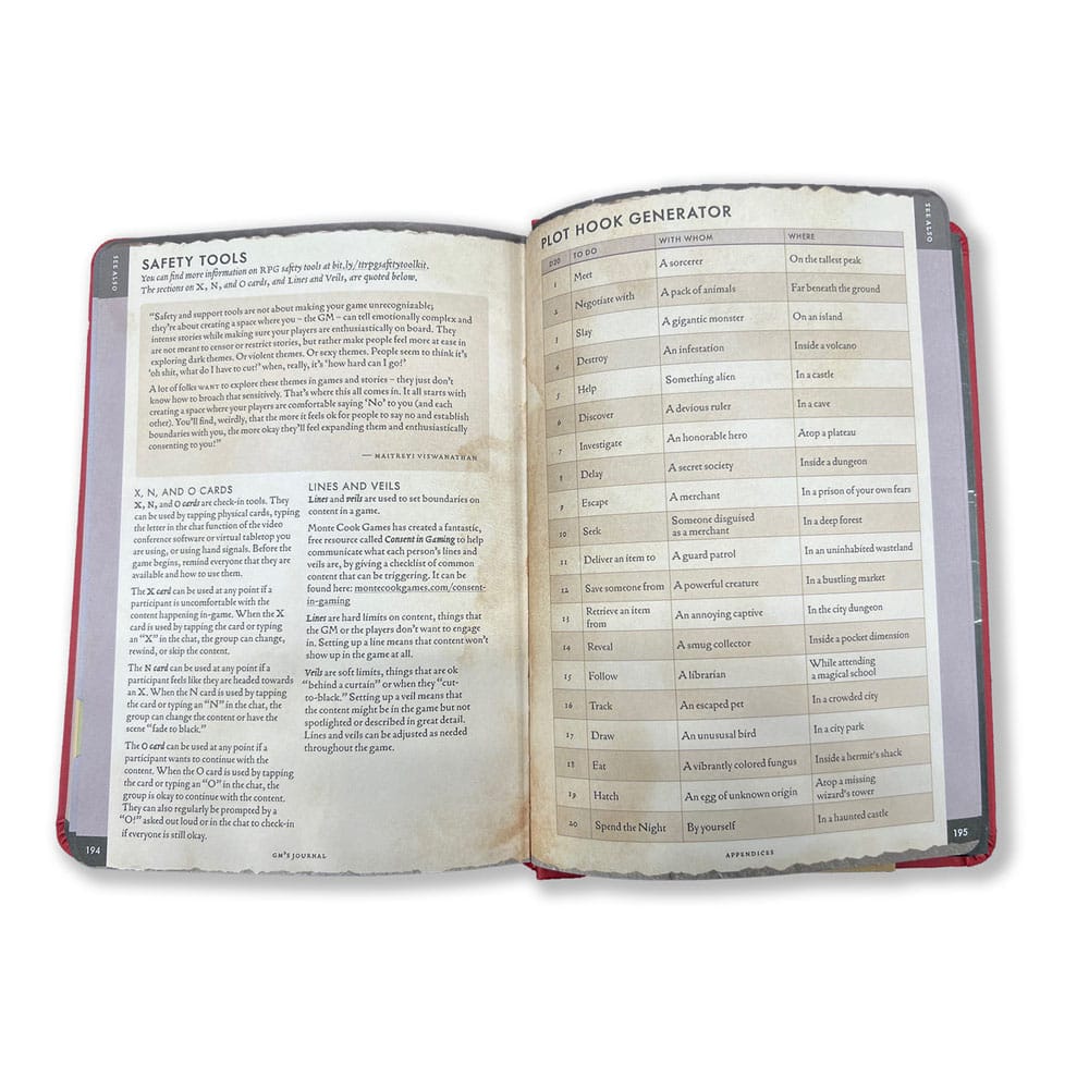 Notebook A5 Gamemaster's Journal Orange Portal - Image 3