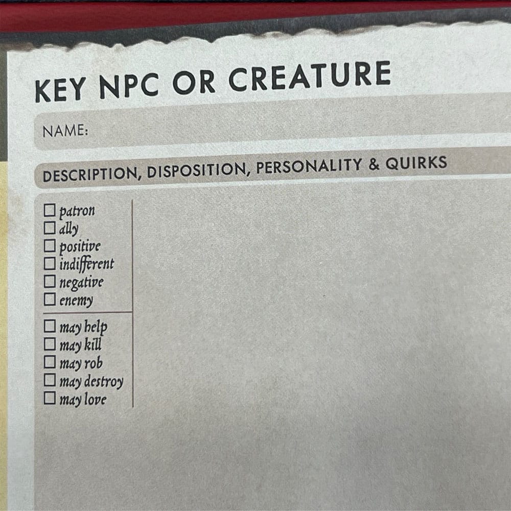 Notebook A5 Gamemaster's Journal Orange Portal - Image 4