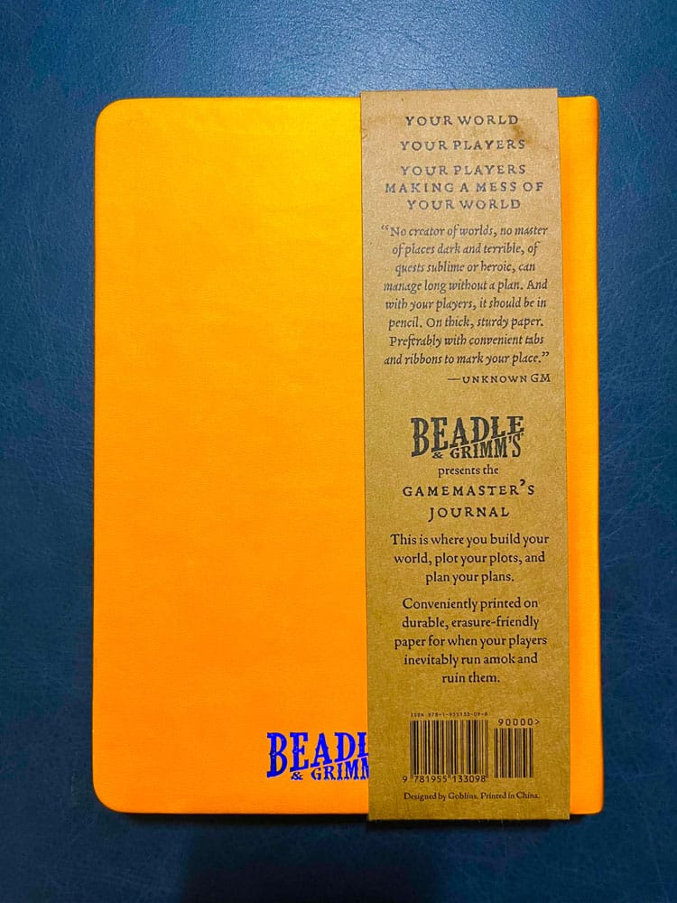 Notebook A5 Gamemaster's Journal Orange Portal - Image 6