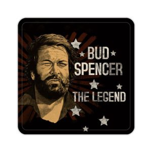 Bud Spencer Tin coasters The Legend 10 x 10 cm