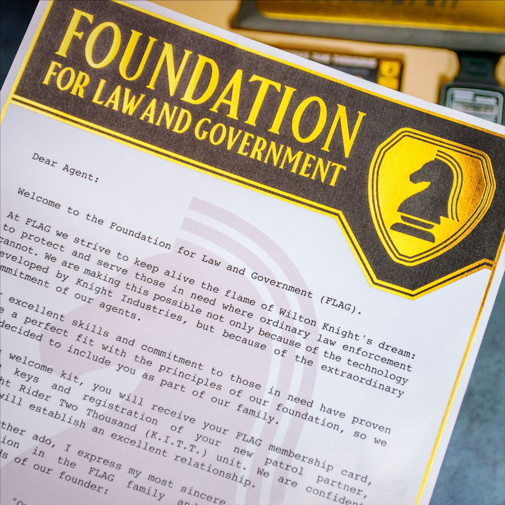 Knight Rider Gift Box F.L.A.G Agent Kit - Image 7