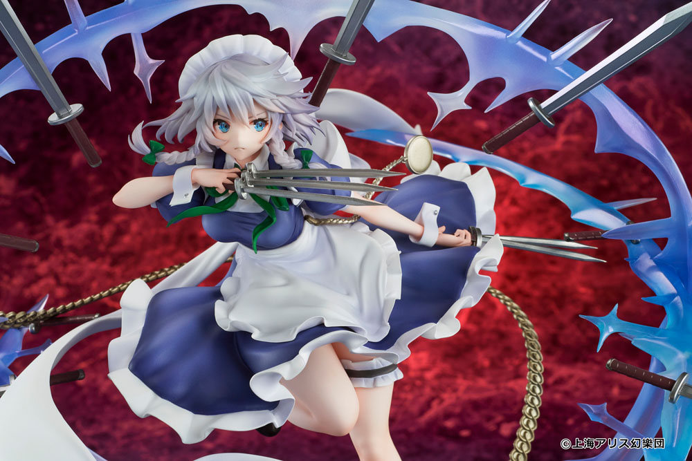 Touhou Project PVC Statue 1/7 Izayoi Sakuya illustration by TEDDY 32 cm - Image 3