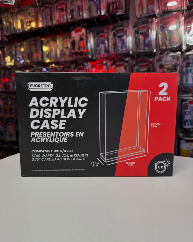 Evoretro Acrylic Display Cases 2-Pack for Action Figures - Image 3