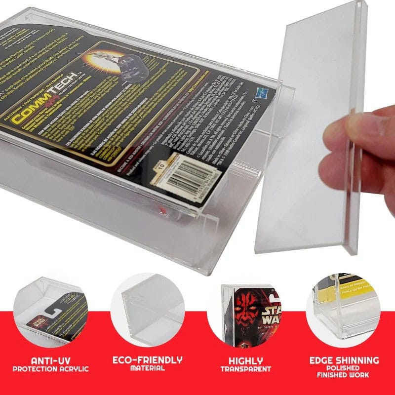 Evoretro Acrylic Display Cases 2-Pack for Action Figures - Image 6