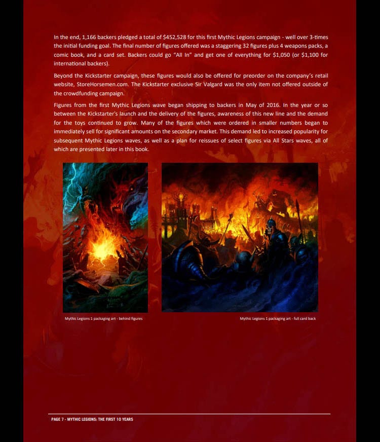 Mythic Legions: The First 10 Year Book Hardcover - Image 11