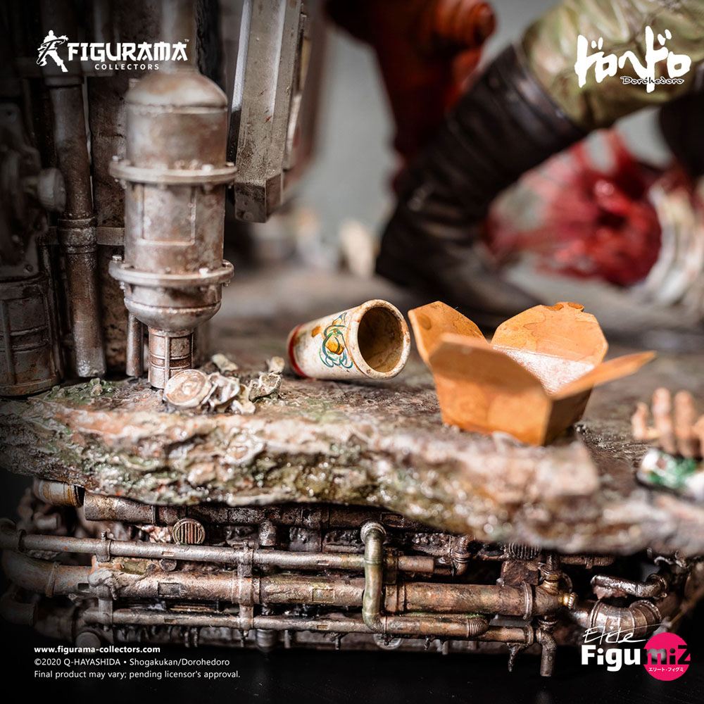 Dorohedoro Elite FigumiZ Diorama 1/8 Caiman & Nikaido 37 cm - Image 7