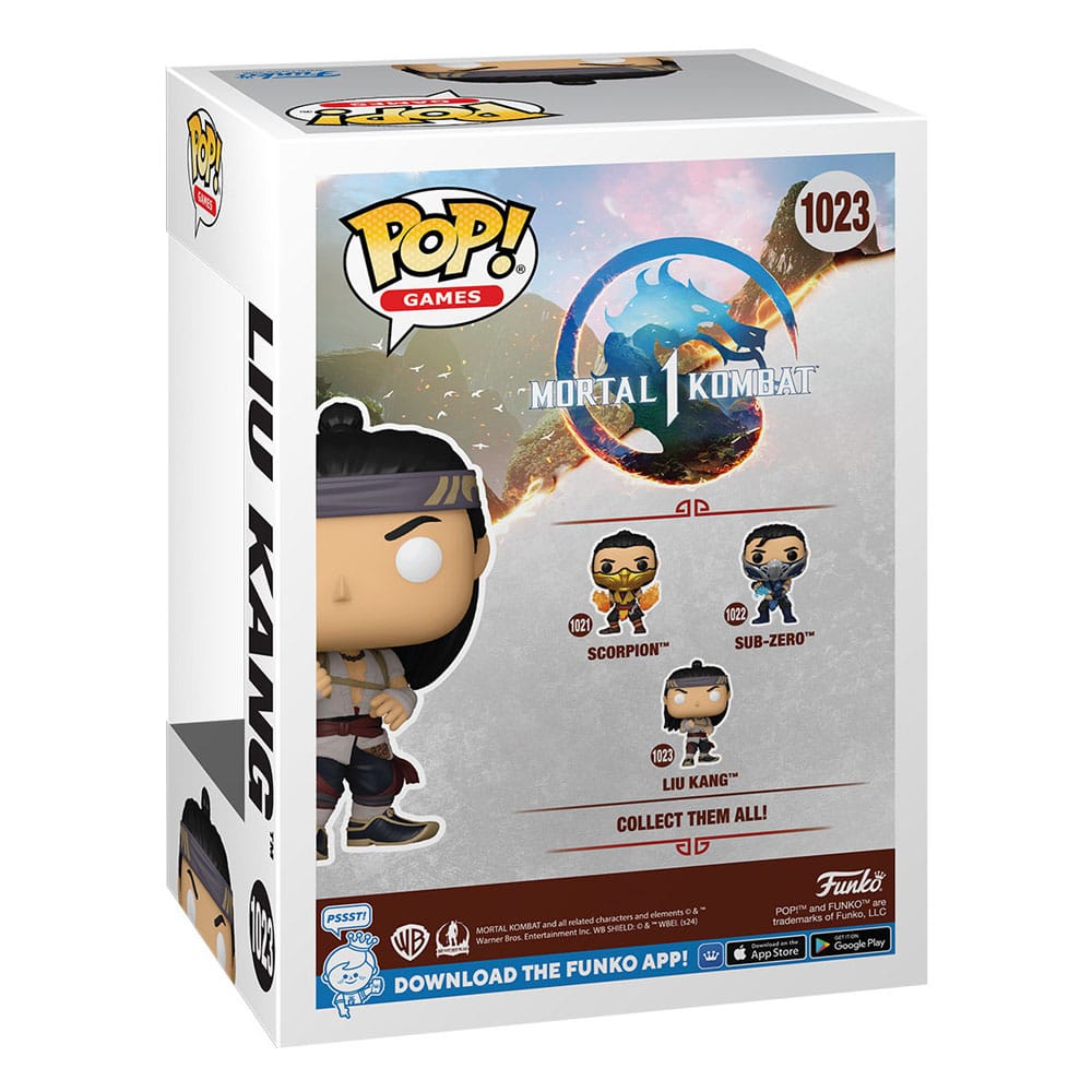 Mortal Kombat POP! Games Vinyl Figure Liu Kang (God of Fire) 9 cm - Image 3