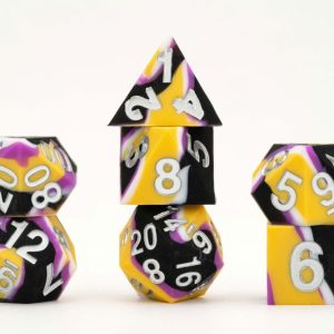 MDG Dice Set Pride Nonbinary Flag