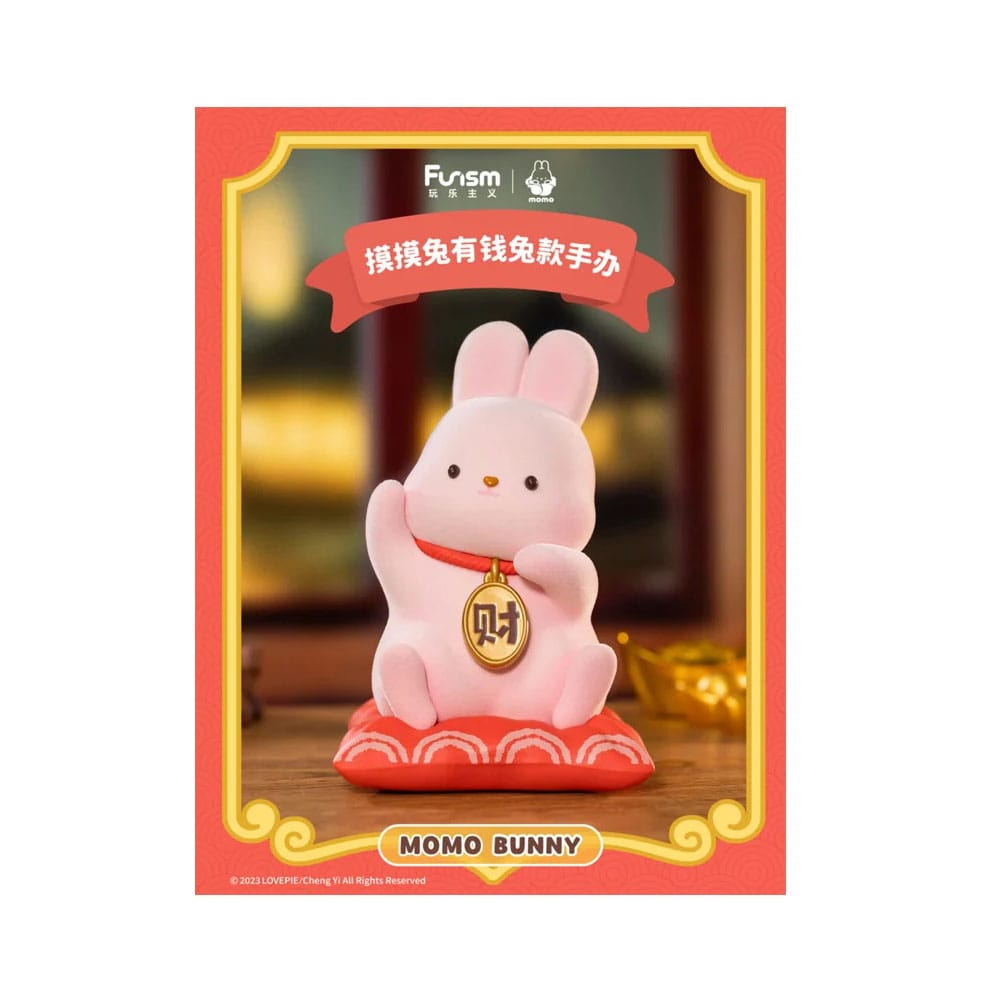 Momo Bunny Statue 1/7 Money Come Come 15 cm - Image 2
