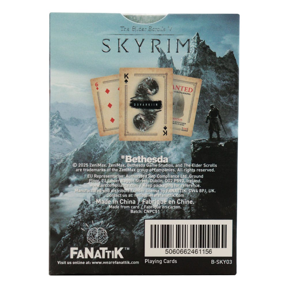 Elder Scrolls Skyrim Playing Cards Display (12) - Image 3