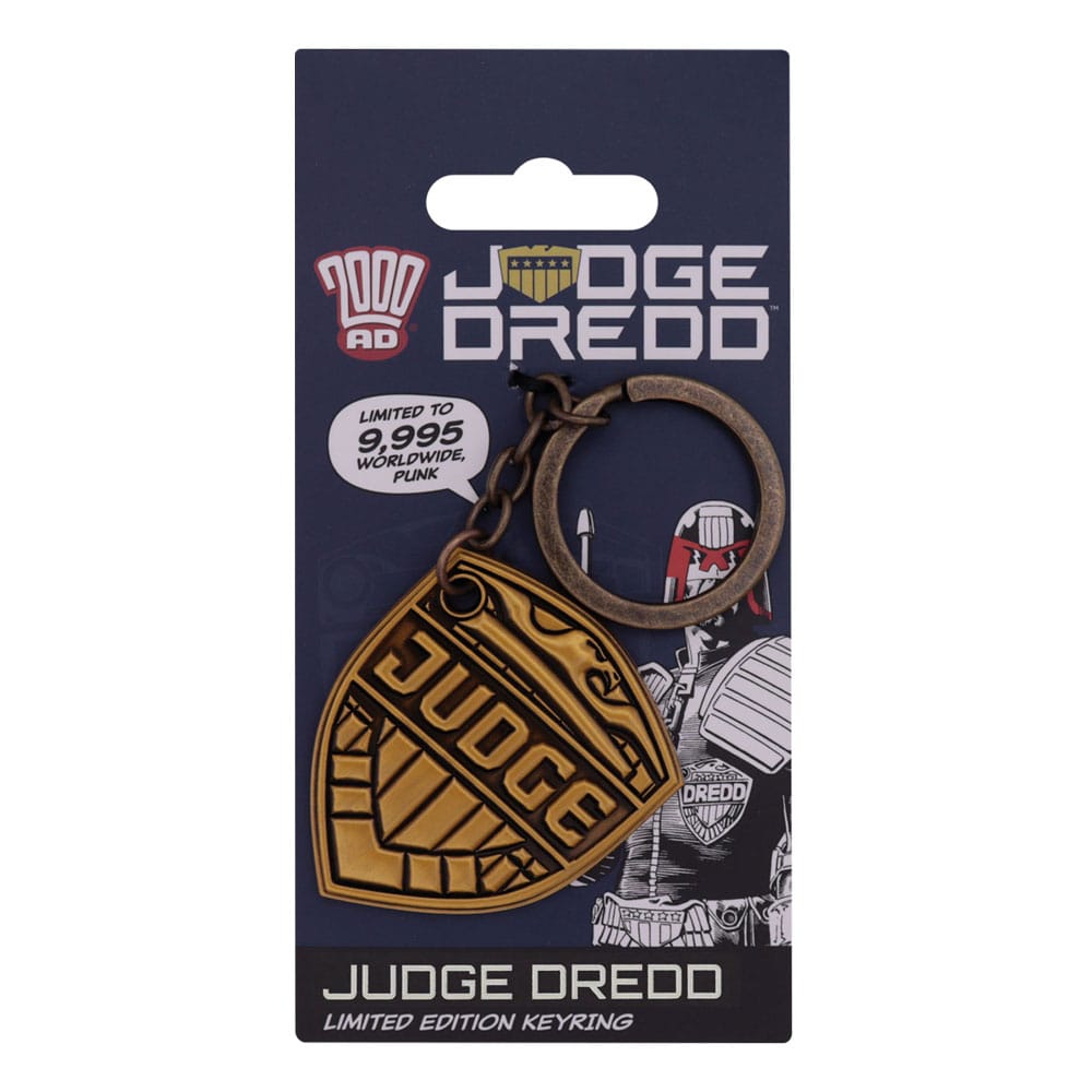 2000 AD Keychain Judge Dredd Badge Limited Edition - Image 5