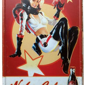 Fallout Metal Sign Nuka Cola Girl