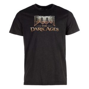 Doom The Dark Ages T-Shirt Logo Washed Out Size L