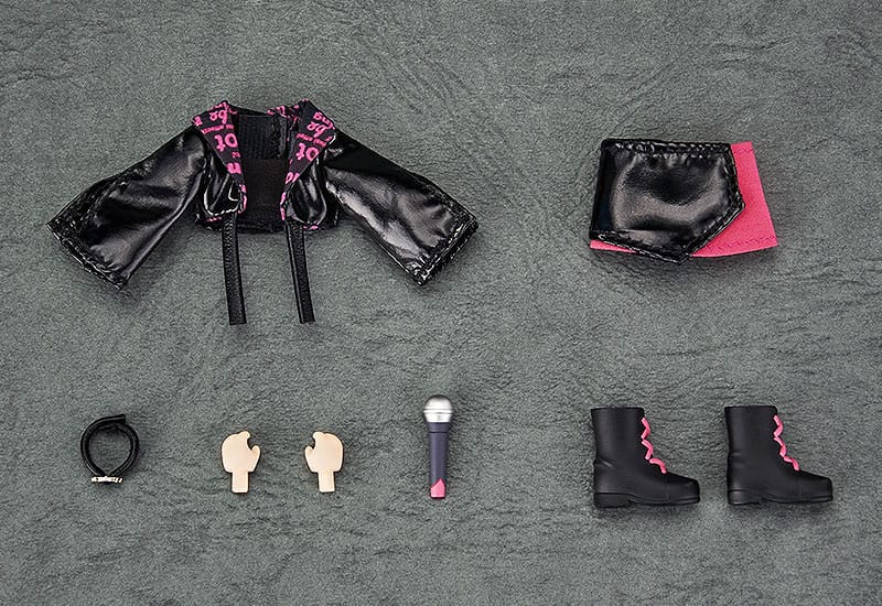 Original Character Accessories for Nendoroid Doll Figures Outfit Set: Idol Outfit - Girl (Rose Red) - Image 2