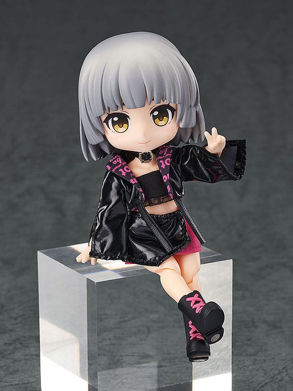 Original Character Accessories for Nendoroid Doll Figures Outfit Set: Idol Outfit - Girl (Rose Red) - Image 7