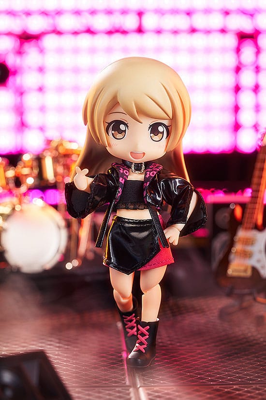 Original Character Accessories for Nendoroid Doll Figures Outfit Set: Idol Outfit - Girl (Rose Red) - Image 9