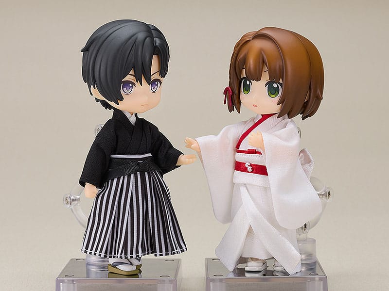 Original Character Accessories for Nendoroid Doll Figures Outfit Set: Haori and Hakama - Image 5