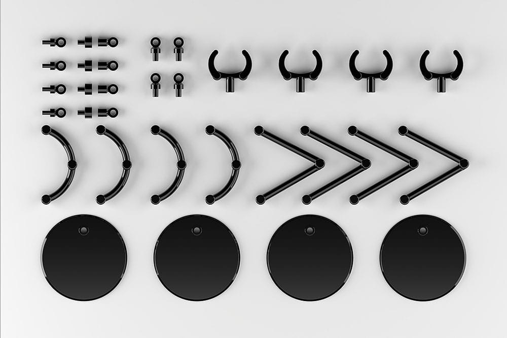 The Simple Stand Mini Nendoroid More for Mini Figures & Models mini Black 4er-Pack - Image 6