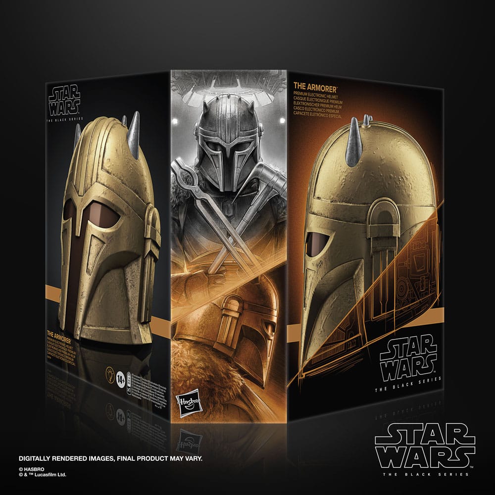 Star Wars: The Mandalorian Black Series Electronic Helmet The Armorer - Image 4