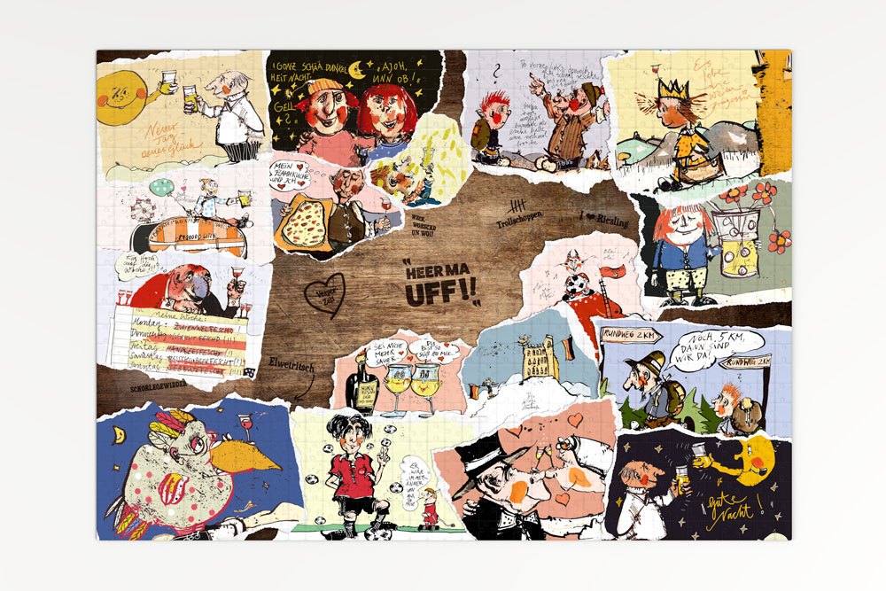 Heer Ma Uff!! - Das Pfalzpuzzle - Jigsaw Puzzle (1000 pieces) - Image 2
