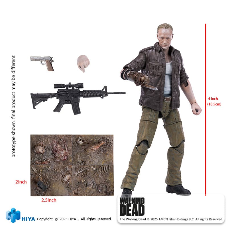 The Walking Dead Exquisite Mini Action Figure 1/18 Merle 11 cm - Image 11
