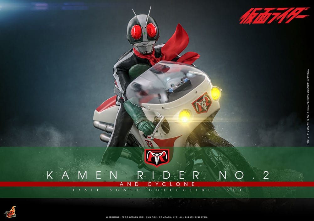 Kamen Rider 1/6 Kamen Rider No. 2 and Cylone 30 cm - Image 2