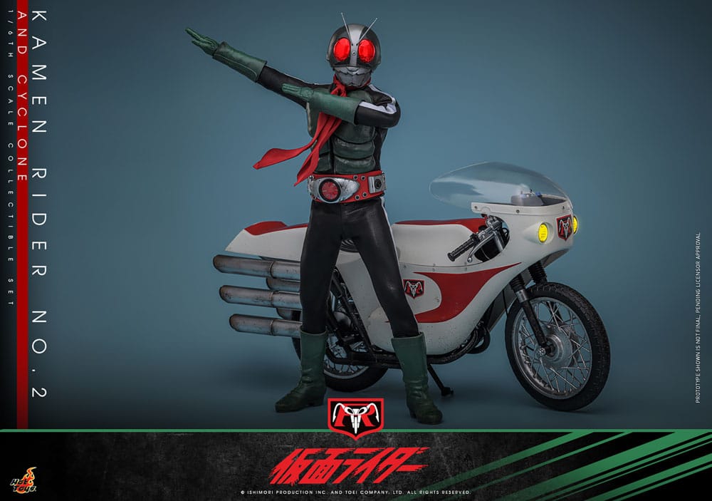 Kamen Rider 1/6 Kamen Rider No. 2 and Cylone 30 cm - Image 4