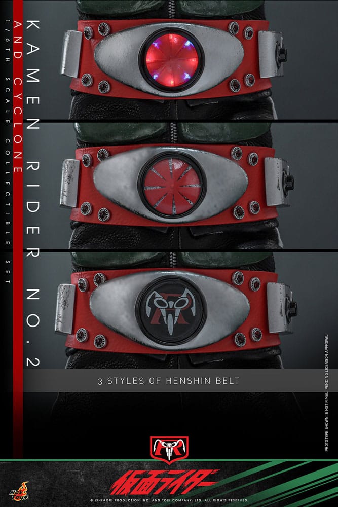 Kamen Rider 1/6 Kamen Rider No. 2 and Cylone 30 cm - Image 13