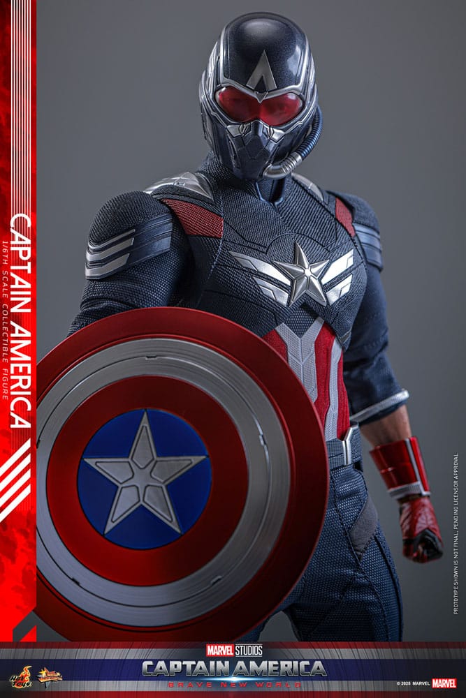 Captain America: Brave New World Movie Masterpiece Action Figure 1/6 Captain America 30 cm - Image 10