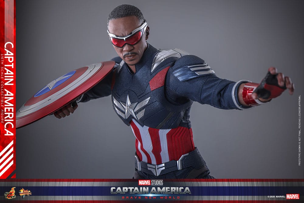 Captain America: Brave New World Movie Masterpiece Action Figure 1/6 Captain America 30 cm - Image 11