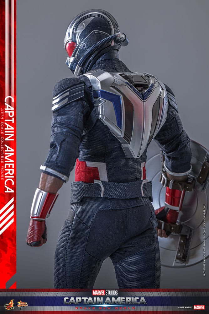 Captain America: Brave New World Movie Masterpiece Action Figure 1/6 Captain America 30 cm - Image 14
