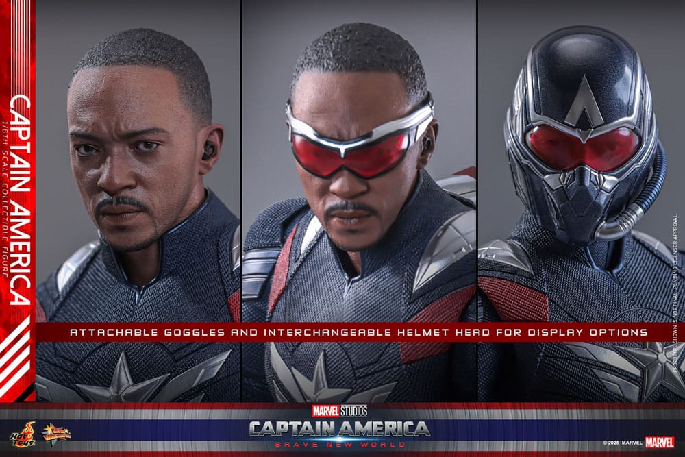Captain America: Brave New World Movie Masterpiece Action Figure 1/6 Captain America 30 cm - Image 18