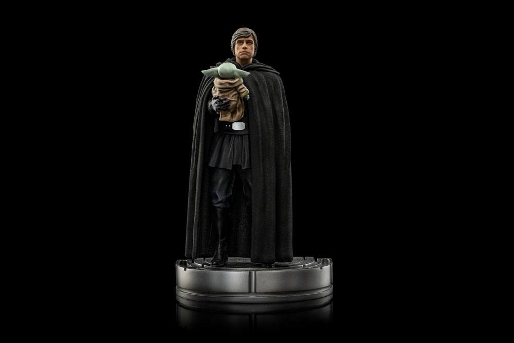 Star Wars The Mandalorian Art Scale Statue 1/10 Luke Skywalker and Grogu 21 cm - Image 2