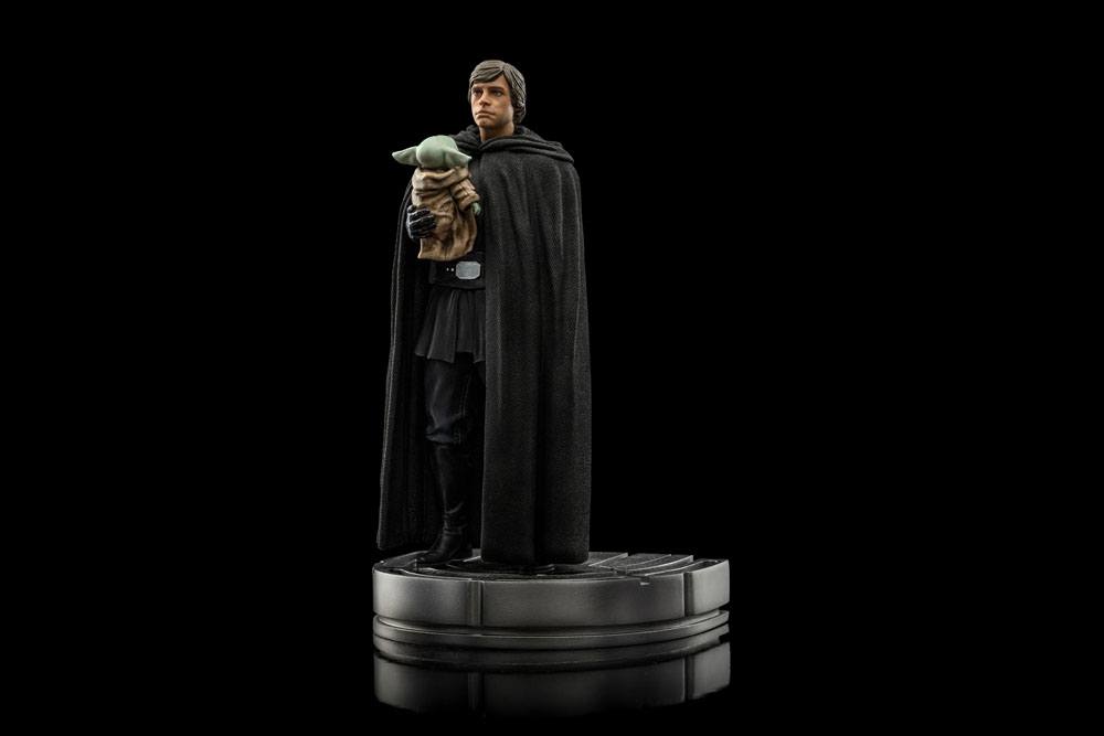 Star Wars The Mandalorian Art Scale Statue 1/10 Luke Skywalker and Grogu 21 cm - Image 5