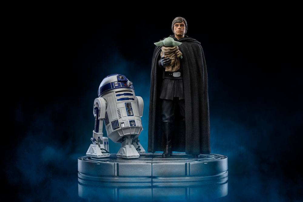 Star Wars The Mandalorian Art Scale Statue 1/10 Luke Skywalker and Grogu 21 cm - Image 7