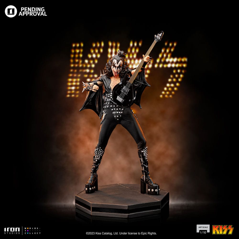 Kiss Art Scale Statue 1/10 Gene Simons Limited Edtition 26 cm - Image 5