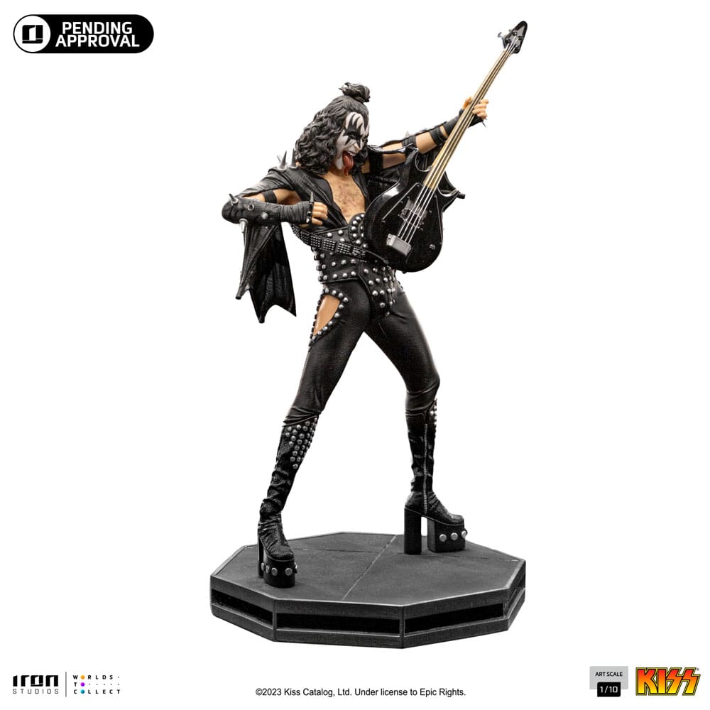 Kiss Art Scale Statue 1/10 Gene Simons Limited Edtition 26 cm - Image 11