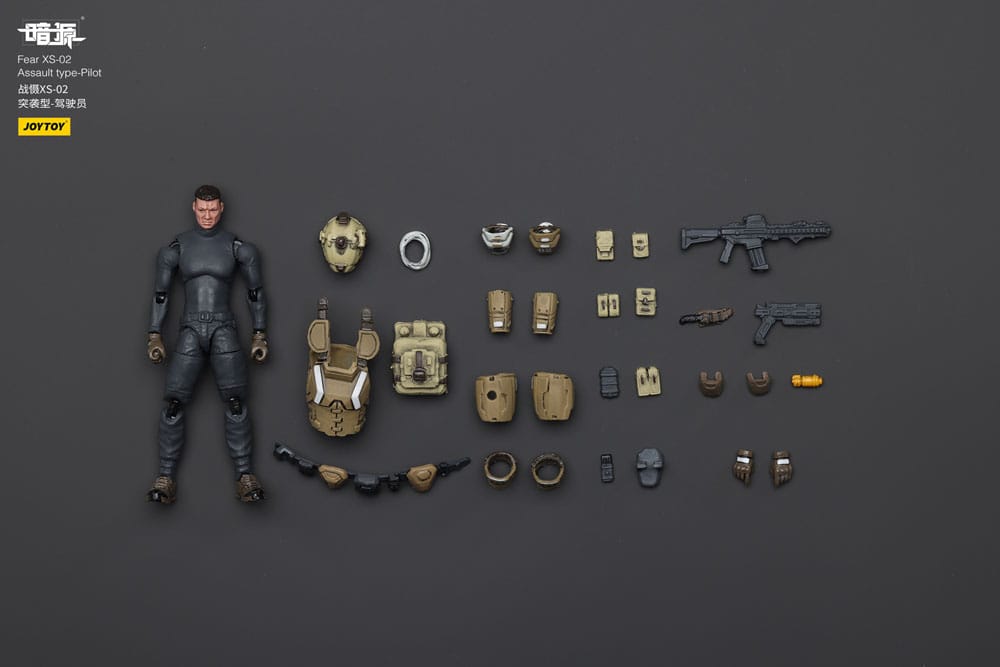 Battle For the Stars Actionfigur Fear XS-02 Assault type-Pilot 12 cm - Image 3