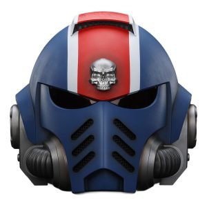 Warhammer 40,000: Space Marine 2 Replica Ultramarines Lieutenant Titus helmet 30 cm