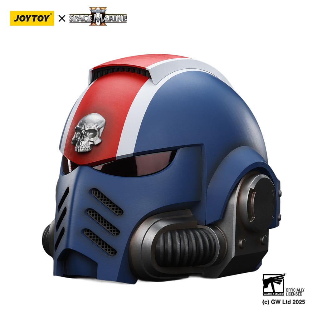 Warhammer 40,000: Space Marine 2 Replica Ultramarines Lieutenant Titus helmet 30 cm - Image 7