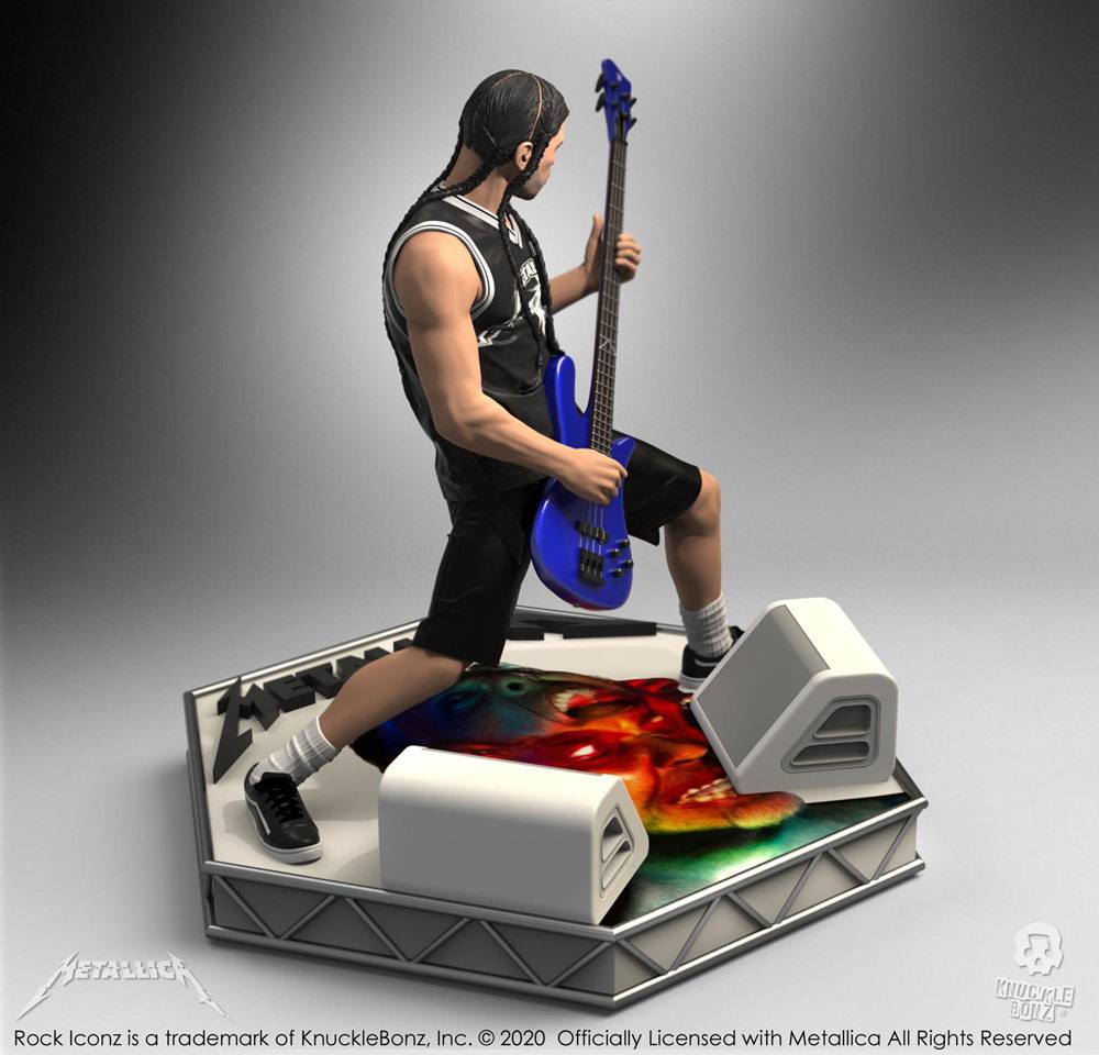 Metallica Rock Iconz Statue Robert Trujillo Limited Edition 22 cm - Image 8