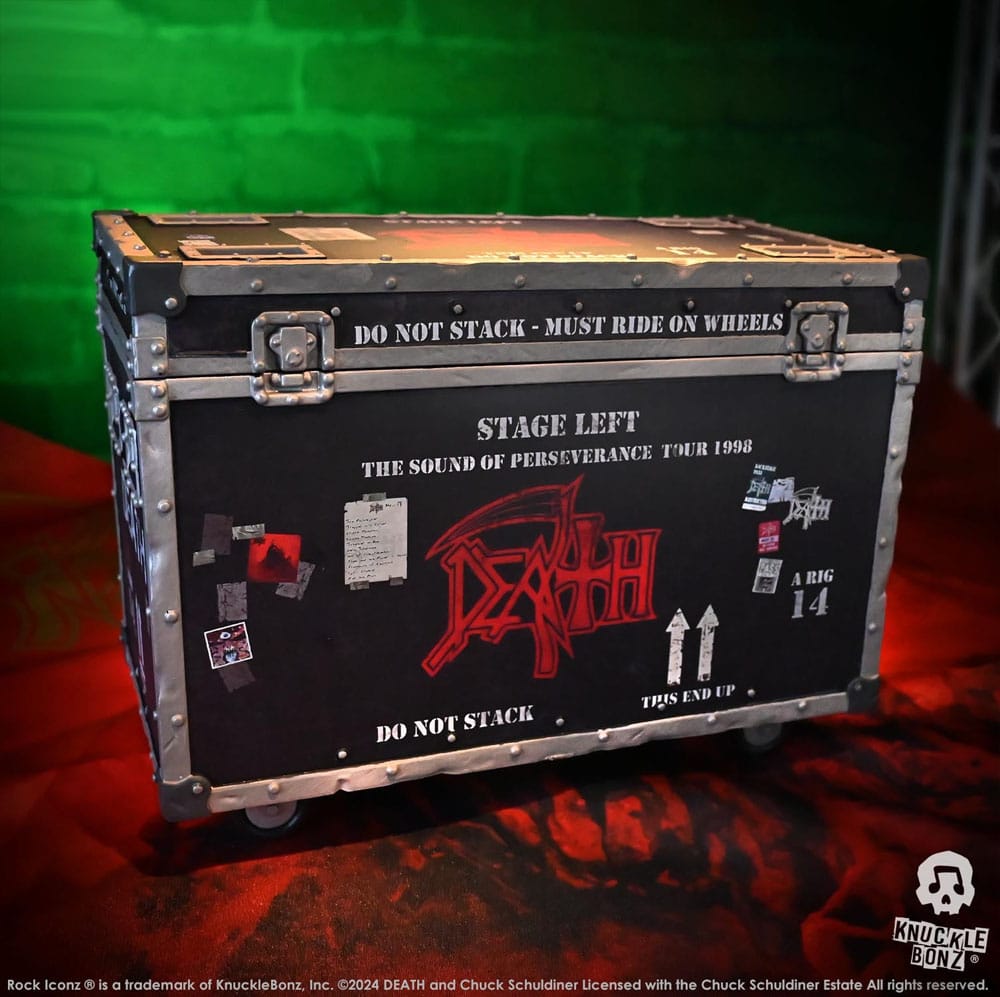 Death Rock Ikonz On Tour Road Case Statue + Stage Backdrop Set The Sound of Perseverance Tour 1998 - Image 6