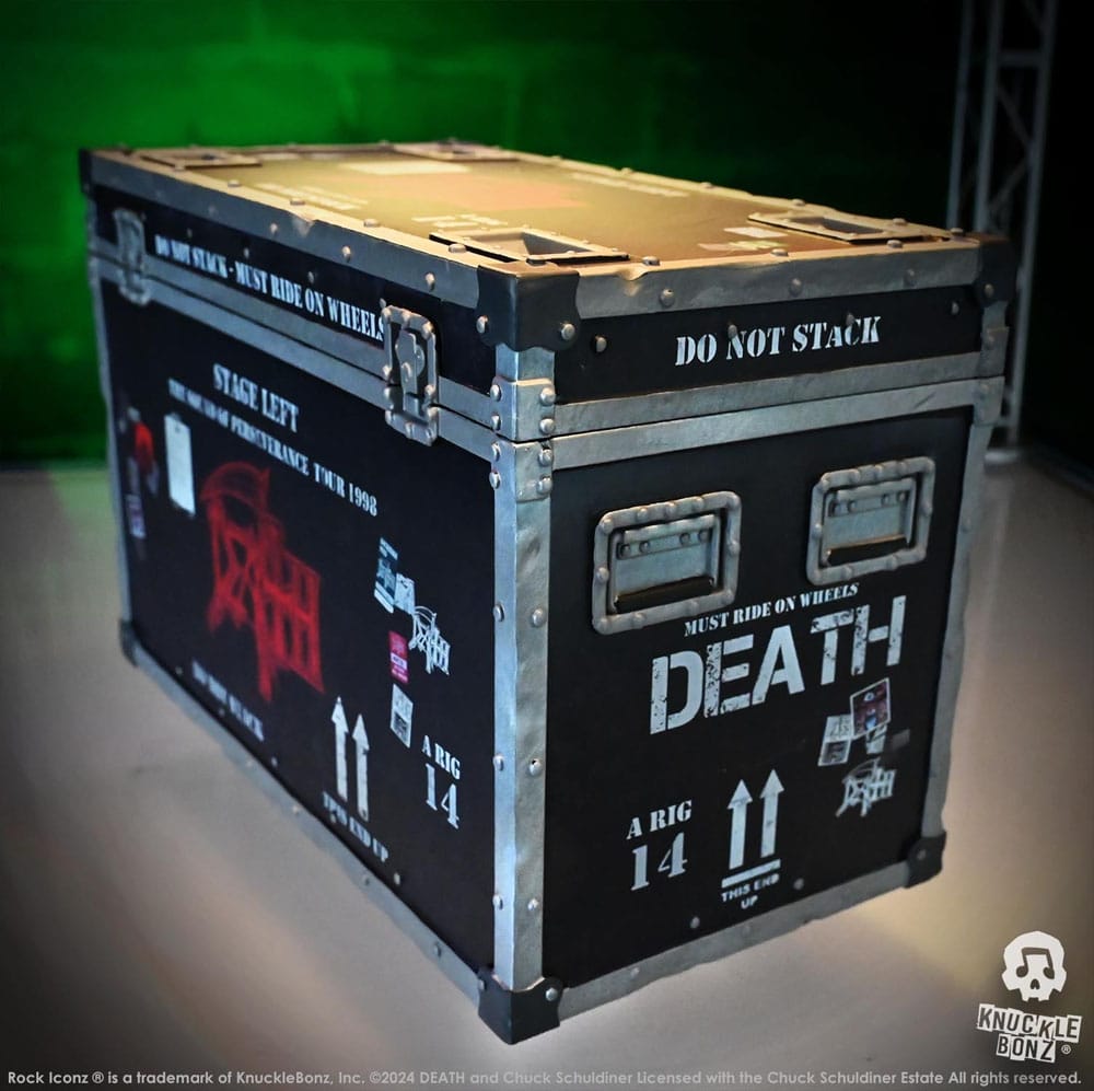 Death Rock Ikonz On Tour Road Case Statue + Stage Backdrop Set The Sound of Perseverance Tour 1998 - Image 9