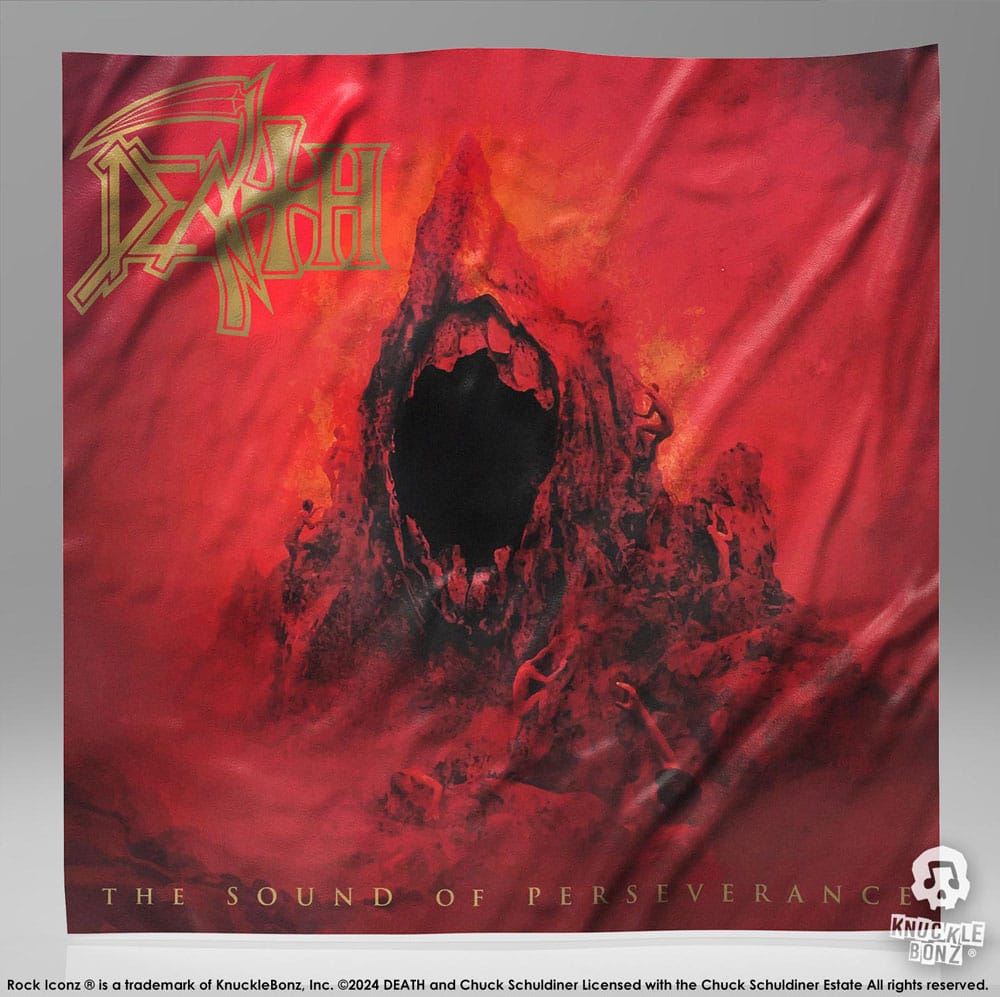 Death Rock Ikonz On Tour Road Case Statue + Stage Backdrop Set The Sound of Perseverance Tour 1998 - Image 13