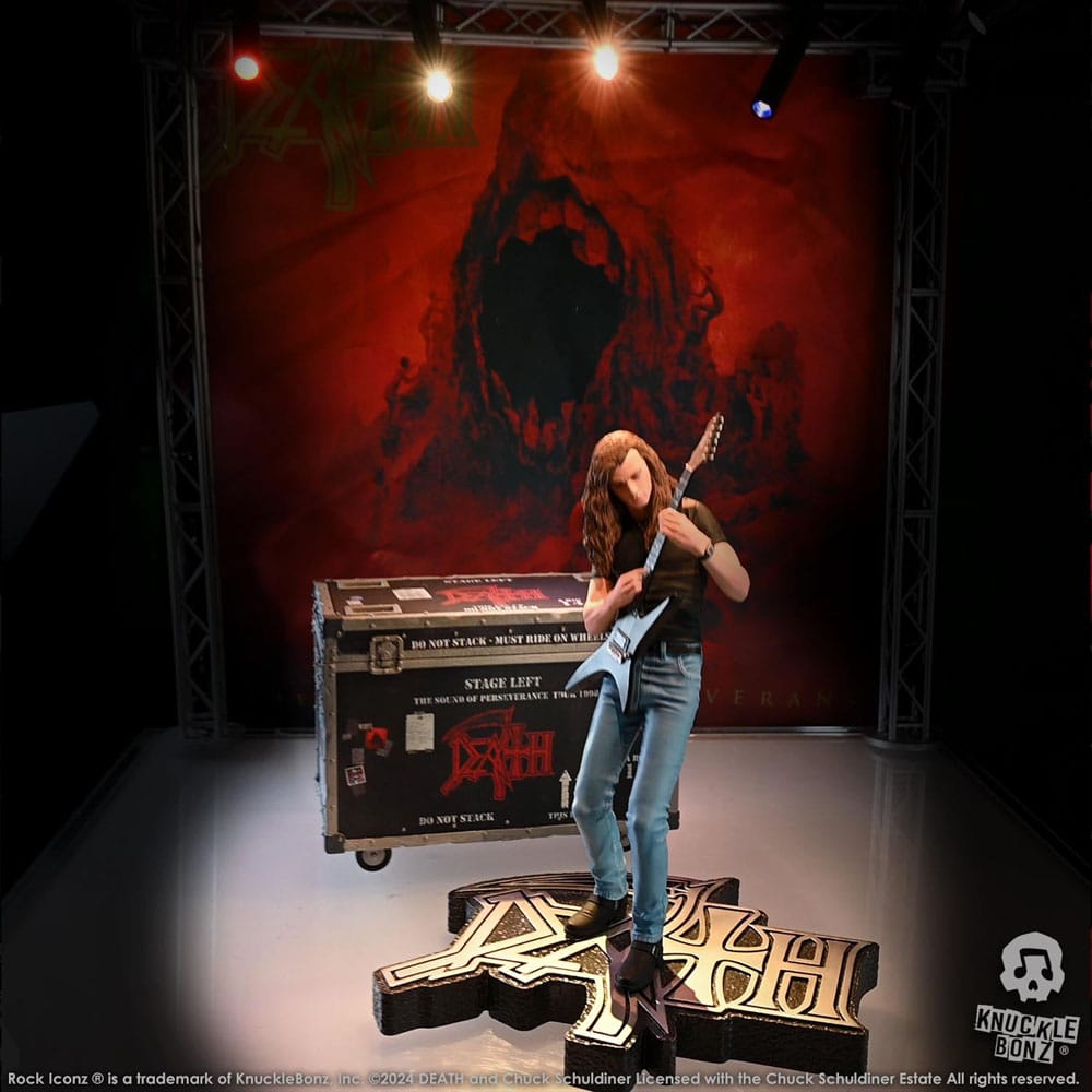 Death Rock Ikonz On Tour Road Case Statue + Stage Backdrop Set The Sound of Perseverance Tour 1998 - Image 18