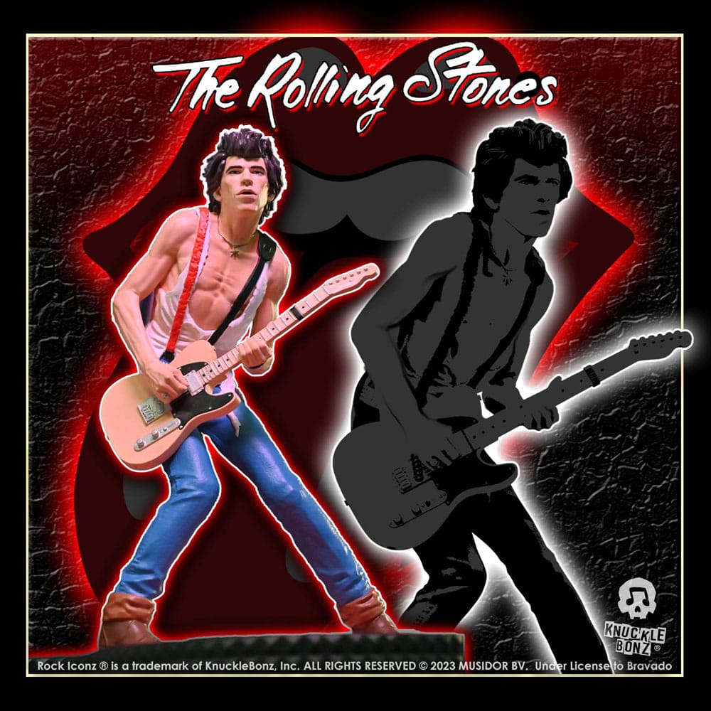The Rolling Stones Rock Iconz Statue Keith Richards (Tattoo You Tour 1981) 22 cm - Image 14